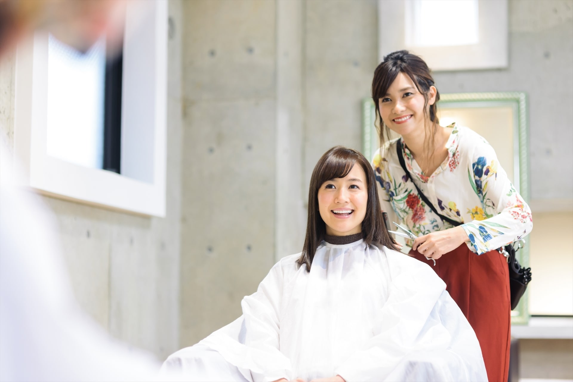ヘアセットで華やかな装い | 山梨県甲府市の美容室ならune+uzu